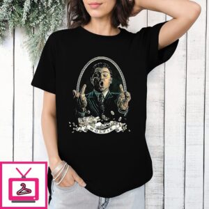 Wolfie Dicaprio Middle Finger The Wolf Of Wall Street T-Shirt