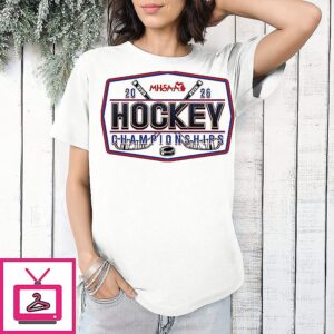 2026 Mhsaa Hockey Championships Logo T-Shirt