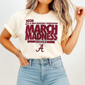 Alabama Basketball 2026 NCAA Di Men’s Basketball Championship March Madness T-Shirt