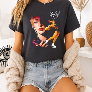 Amber Glenn Iconic 2026 Winter Olympic Figure Skater Signature T-Shirt