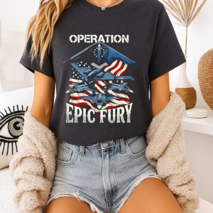America Flag Operation Epic Fury T-Shirt
