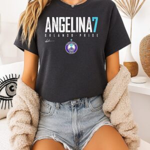 Angelina Orlando Pride Nwsl Elite Number 7 Signature T-Shirt