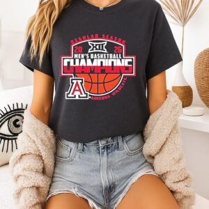 Arizona Wildcats 2026 Big 12 Men’s Basketball Regular Season Champions T-Shirt
