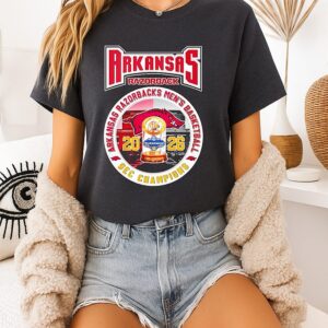 Arkansas Razorbacks Basketball 2026 Sec Tournament Champions T-Shirt