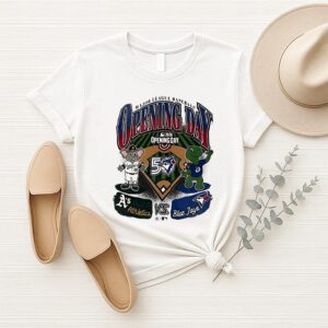 A’s Athletics Vs Blue Jays Mascot Major League Baseball Opening Day T-Shirt