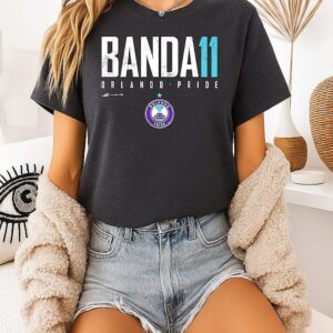Barbra Banda Orlando Pride Nwsl Elite Number 11 Signature T-Shirt