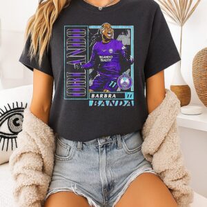Barbra Banda Orlando Pride Nwsl Number 11 Vintage Card T-Shirt