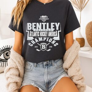 Bentley Falcons 2026 Atlantic Hockey America Champions T-Shirt