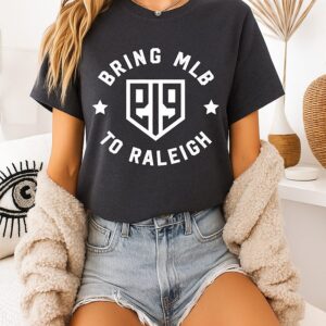 Bring Mlb To Raleigh Logo T-Shirt