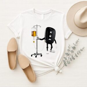 Car Keys With Iv Beer Do Not Drink Alcohol When Driving T-Shirt