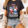 Charlie Brown And Snoopy X Kansas Jayhawks Forever Fan No Matter What T-Shirt