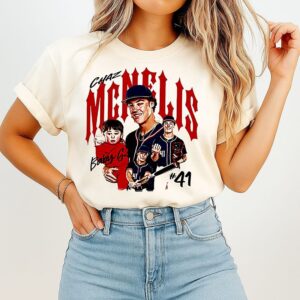 Chaz Mcnelis Arizona Baseball NCAA Player Collage T-Shirt