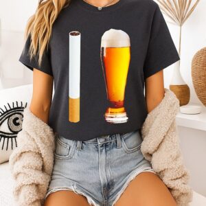 Cigarette And Beer Combo T-Shirt