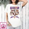 Clemson Tigers Men’s Basketball 2025 2026 Team Collage T-Shirt