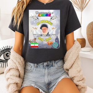 Condolences Ayatollah Ali Khamenei May It Have Been A Fun And Playful Experience For Everyone T-Shirt
