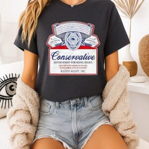 Conservative Never Sorry For Being Right T-Shirt