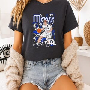 Cooper Flagg Dallas Mavericks Chalked Up Player Paint T-Shirt