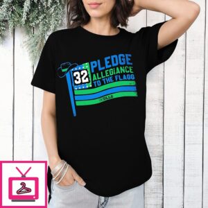 Dallas Mavericks Basketball Pledge Allegiance To The Flag T-Shirt