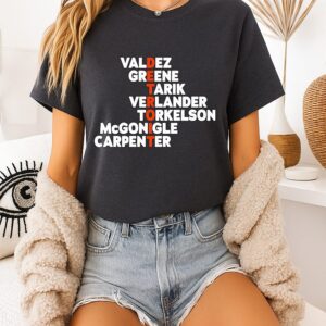 Detroit Names 2026 Valdez Greene Tarik Verlander T-Shirt