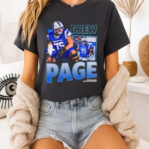 Drew Page Offensive Lineman Indiana State Basketball Graphic T-Shirt