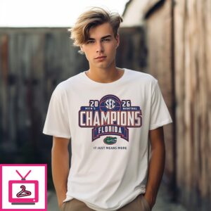 Florida Gators 2026 Sec Men’s Basketball Regular Season Champions T-Shirt