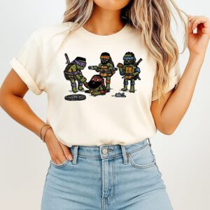Four Teenage Mutant Ninja Turtles Drawing T-Shirt