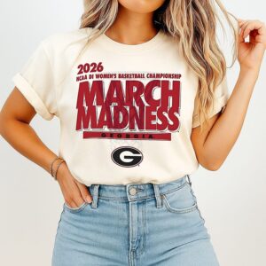 Georgia Bulldogs 2026 NCAA Di Women’s Basketball Championship March Madness T-Shirt