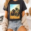 Godzilla And Kong With Beers Funny And Relaxing Moments T-Shirt
