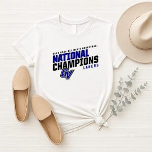 Gvsu Men’s Basketball Back 2 Back National Champions 2026 T-Shirt
