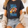 Hell Yeah Dinosaur Playing Guitar Party T-Shirt