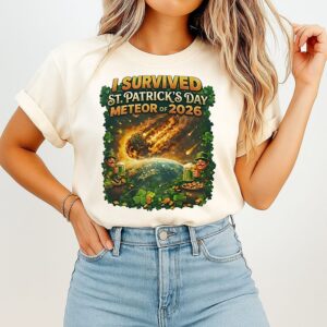 I Survived St. Patrick’s Day Meteor Of 2026 T-Shirt