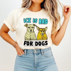Ice Is Bad For Dogs Abolish Ice T-Shirt