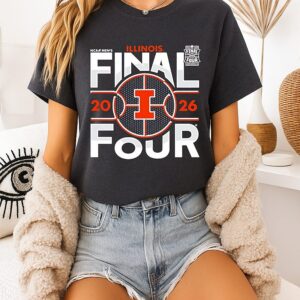 Illinois Basketball 2026 Final Four NCAA Men’s Basketball T-Shirt