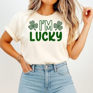 I’m Lucky Shamrock Couple T-Shirt