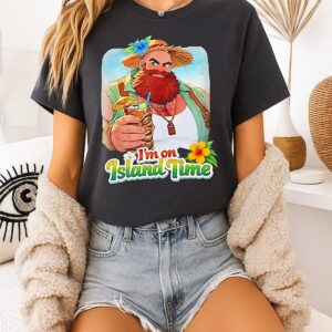I’m On Island Time Cartoon T-Shirt