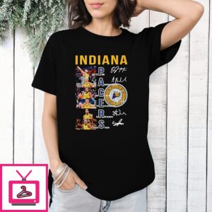 Indiana Pacers Teams Basketball Signature T-Shirt