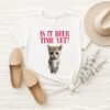 Is It Beer Time Yet Kitten T-Shirt