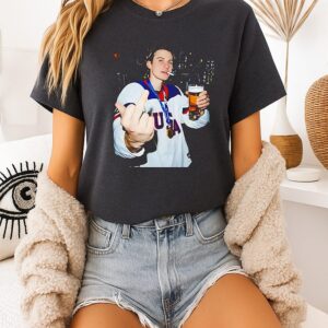 Jack Hughes Middle Finger Funny T-Shirt