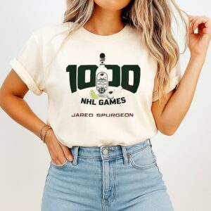 Jared Spurgeon 1000 NHL Games T-Shirt
