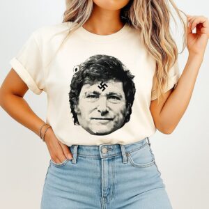 Javier Milei With Nazi Swastikas T-Shirt