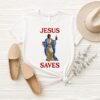 Jesus Saves With Whisky Christian T-Shirt