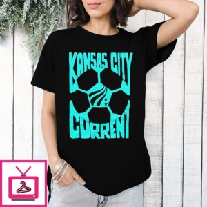Kc Current Nwsl Soccer Ball Logo T-Shirt