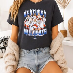 Kentucky Women’s Basketball NCAA March Madness 2026 Team Collage T-Shirt