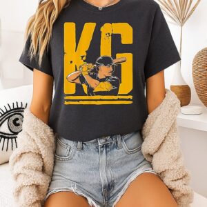 Konnor Griffin Pittsburgh Pirates Mlb Kg Hitting Stance T-Shirt