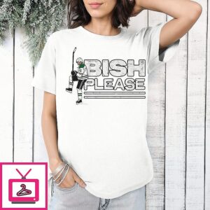 Lian Bichsel Dallas Stars Bish Please Cartoon T-Shirt
