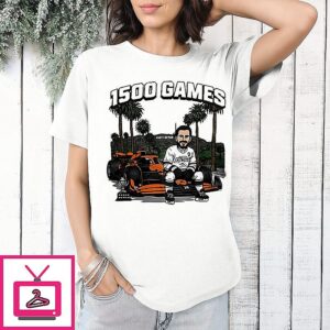 Los Angeles Kings Anze Kopitar Achieving 1500 Games 2026 T-Shirt