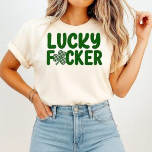 Lucky Fucker Matching St Patrick’s Day T-Shirt