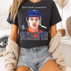 Matthew Schaefer New York Islanders I Pose Signature T-Shirt