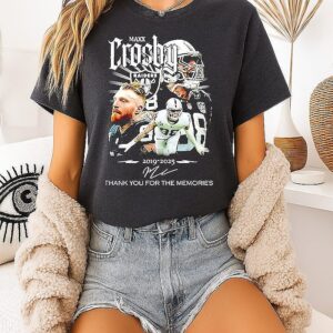 Maxx Crosby Las Vegas Raiders 2019 2025 Thank You For The Memories T-Shirt