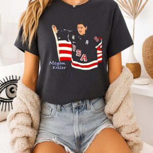 Megan Keller USA Women’s National Ice Hockey Team 2026 T-Shirt